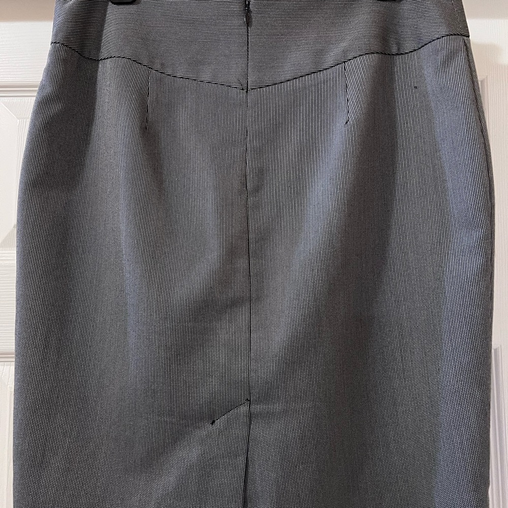 Worthington Charcoal Lined Pencil Skirt - Picture 2 of 4